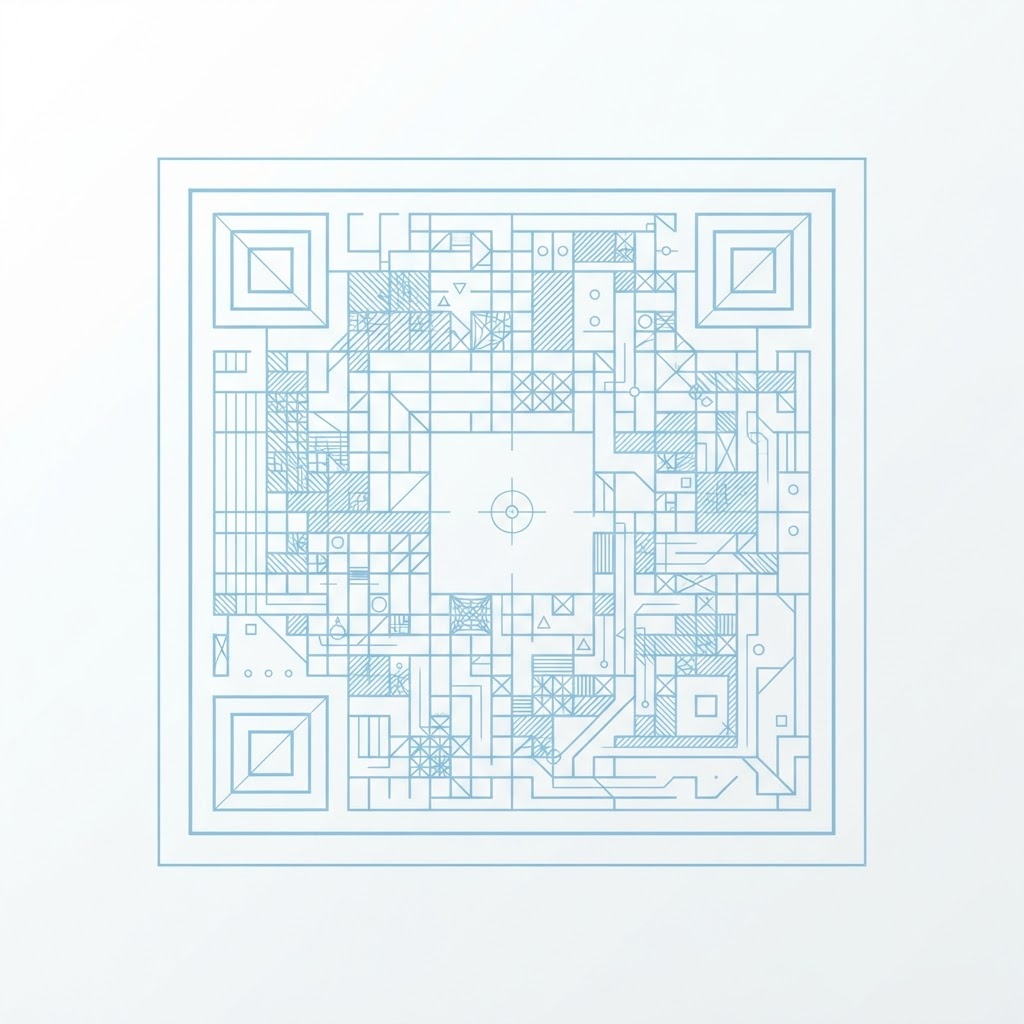 Diagram of a printed location code used to identify a zone, rack or column